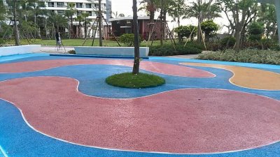 廣西北海銀灘生態透水混凝土案例